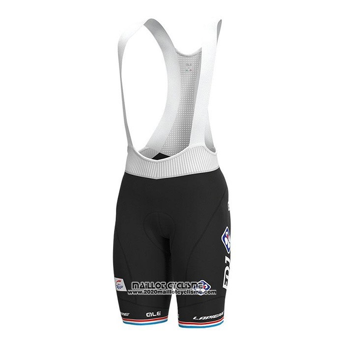 2022 Maillot Cyclisme Groupama-FDJ Rouge Luxembourg Champion Manches Courtes et Cuissard